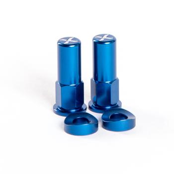 X-GRIP Reifenhaltermutter-Set Blau M8
